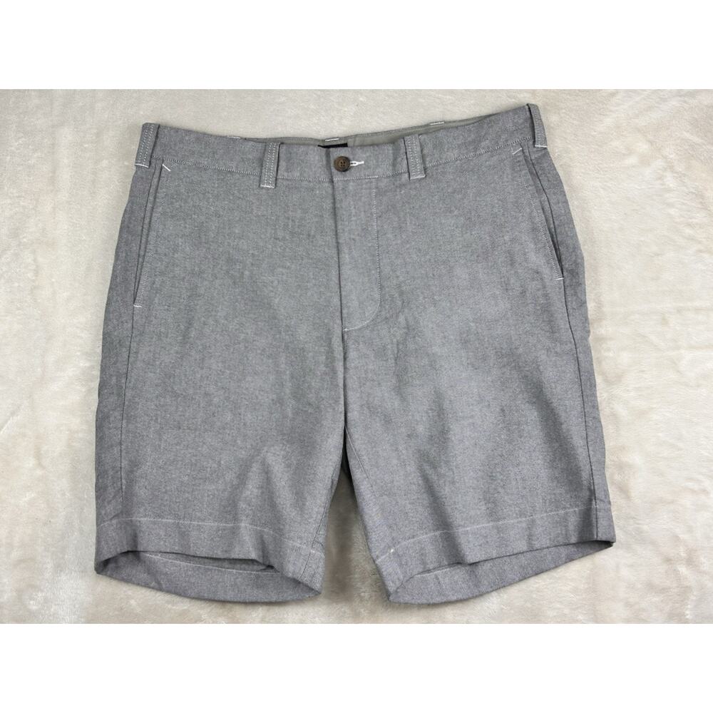 J CREW Shorts Mens 36w Gramercy Flat Front Light Wash Mid Rise Inseam 9" Preppy